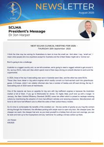 thumbnail of SCLMA Newsletter – August 2025